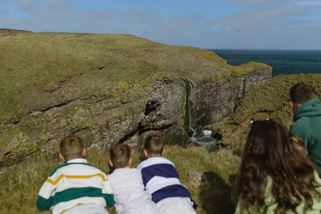 coast of mainland scotland similar to shetland islands with puffins but easier to get to