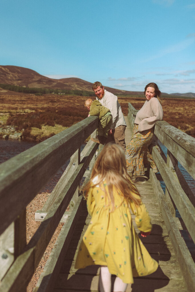 Loch Muick family photoshoot in the Cairngorms