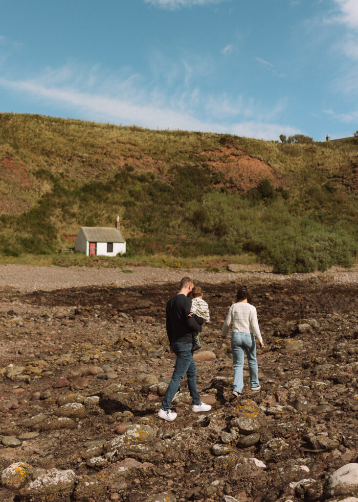 Northeast Scotland coastal family photography